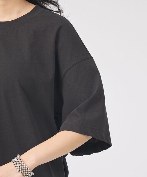 Rouge vif la cle / ルージュ・ヴィフ ラクレ Tシャツ | コットンバックドレープTシャツ/セミロング丈【予約】 | 詳細27