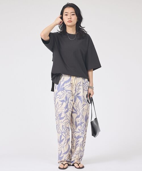 Rouge vif la cle / ルージュ・ヴィフ ラクレ Tシャツ | コットンバックドレープTシャツ/セミロング丈【予約】 | 詳細20