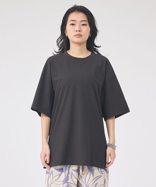 Rouge vif la cle / ルージュ・ヴィフ ラクレ Tシャツ | コットンバックドレープTシャツ/セミロング丈【予約】 | 詳細23