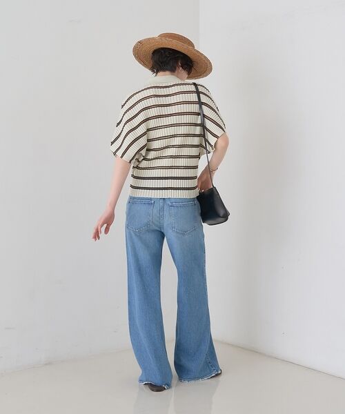 Rouge vif la cle / ルージュ・ヴィフ ラクレ ニット・セーター | リブドルマンス襟付きニットカーディガン/プルオーバー【予約】 | 詳細28