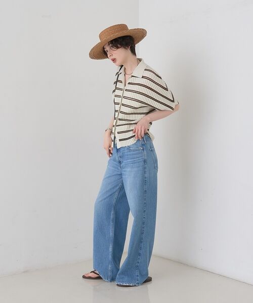 Rouge vif la cle / ルージュ・ヴィフ ラクレ ニット・セーター | リブドルマンス襟付きニットカーディガン/プルオーバー【予約】 | 詳細24