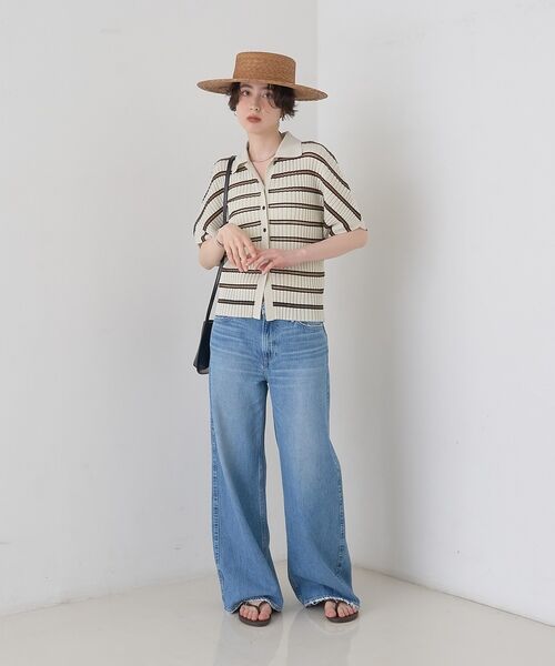 Rouge vif la cle / ルージュ・ヴィフ ラクレ ニット・セーター | リブドルマンス襟付きニットカーディガン/プルオーバー【予約】 | 詳細26