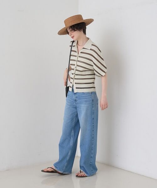 Rouge vif la cle / ルージュ・ヴィフ ラクレ ニット・セーター | リブドルマンス襟付きニットカーディガン/プルオーバー【予約】 | 詳細27