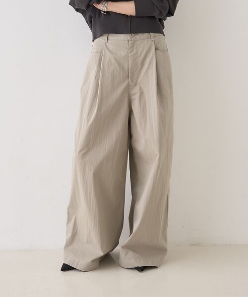 Rouge vif la cle / ルージュ・ヴィフ ラクレ パンツ | 2WAYサスペンダータックワイドパンツ【予約】 | 詳細1