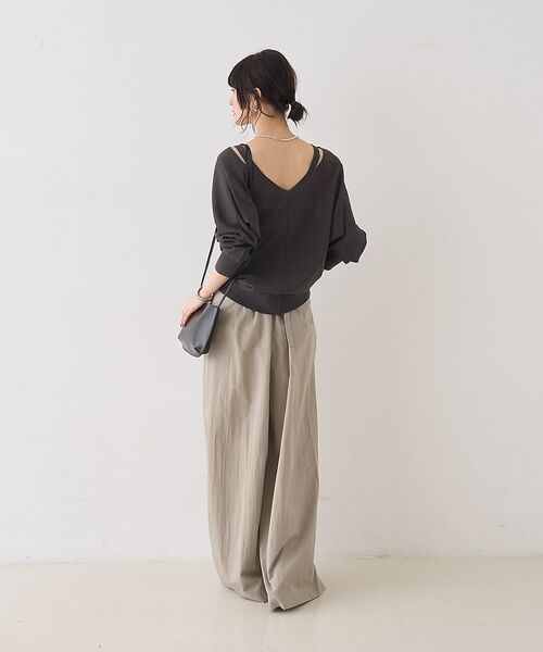 Rouge vif la cle / ルージュ・ヴィフ ラクレ パンツ | 2WAYサスペンダータックワイドパンツ | 詳細19