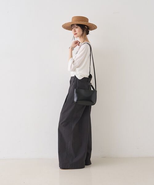 Rouge vif la cle / ルージュ・ヴィフ ラクレ パンツ | 2WAYサスペンダータックワイドパンツ【予約】 | 詳細24