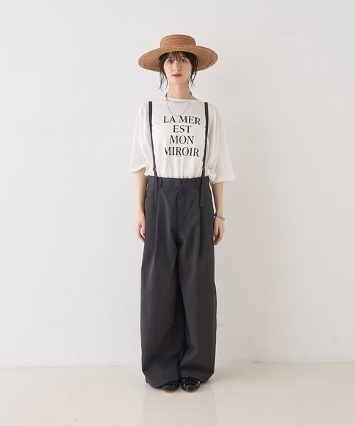 Rouge vif la cle / ルージュ・ヴィフ ラクレ パンツ | 2WAYサスペンダータックワイドパンツ【予約】 | 詳細27