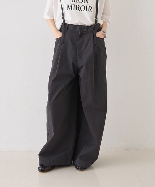 Rouge vif la cle / ルージュ・ヴィフ ラクレ パンツ | 2WAYサスペンダータックワイドパンツ【予約】 | 詳細16