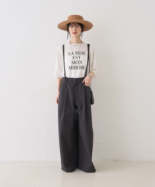 Rouge vif la cle / ルージュ・ヴィフ ラクレ パンツ | 2WAYサスペンダータックワイドパンツ【予約】 | 詳細21