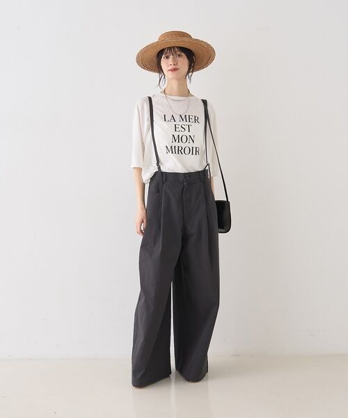 Rouge vif la cle / ルージュ・ヴィフ ラクレ パンツ | 2WAYサスペンダータックワイドパンツ【予約】 | 詳細22