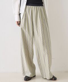 Rouge vif la cle / ルージュ・ヴィフ ラクレ パンツ | ストライプイージーパンツ/ウエストゴム【予約】