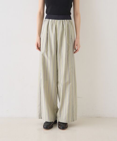 Rouge vif la cle / ルージュ・ヴィフ ラクレ パンツ | ストライプイージーパンツ/ウエストゴム【予約】 | 詳細26