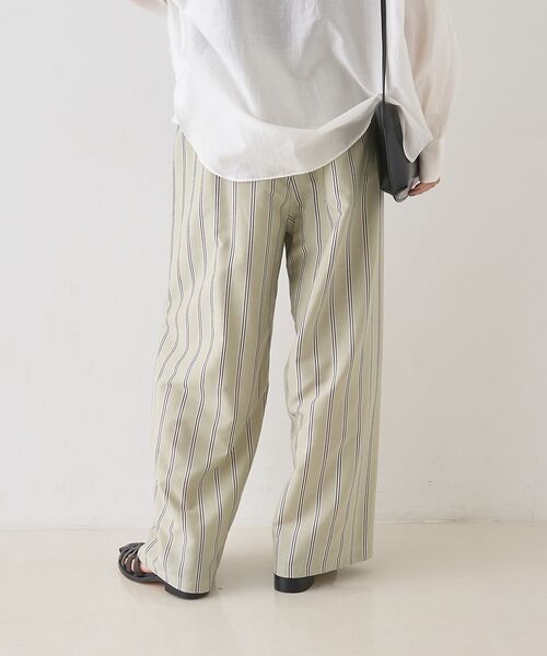 Rouge vif la cle / ルージュ・ヴィフ ラクレ パンツ | ストライプイージーパンツ/ウエストゴム【予約】 | 詳細19