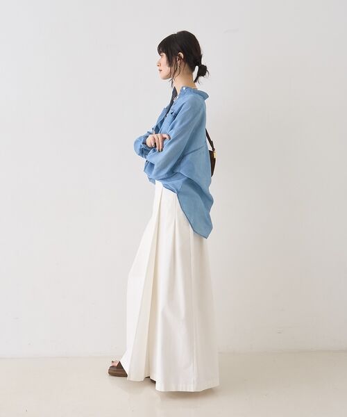 Rouge vif la cle / ルージュ・ヴィフ ラクレ ロング・マキシ丈スカート | タックグルカベルトマキシスカート【予約】 | 詳細10