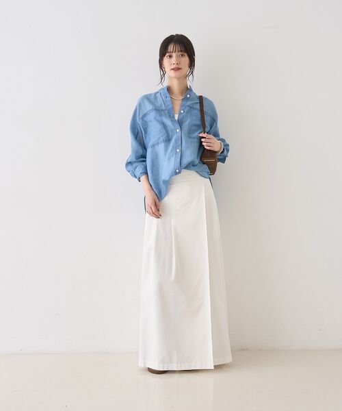 Rouge vif la cle / ルージュ・ヴィフ ラクレ ロング・マキシ丈スカート | タックグルカベルトマキシスカート【予約】 | 詳細5