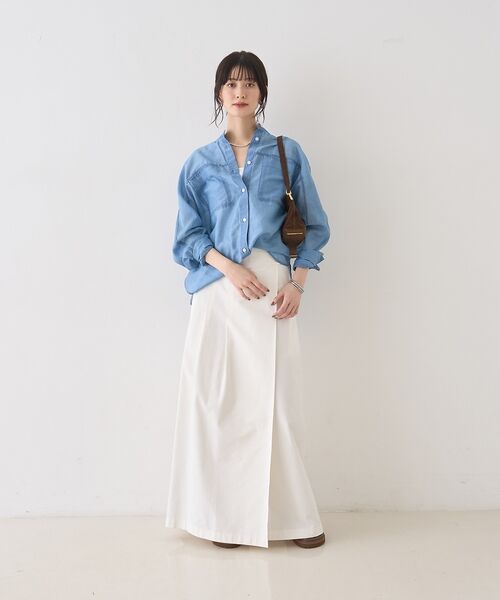 Rouge vif la cle / ルージュ・ヴィフ ラクレ ロング・マキシ丈スカート | タックグルカベルトマキシスカート【予約】 | 詳細7