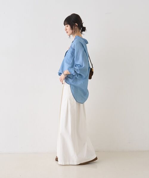 Rouge vif la cle / ルージュ・ヴィフ ラクレ ロング・マキシ丈スカート | タックグルカベルトマキシスカート【予約】 | 詳細9