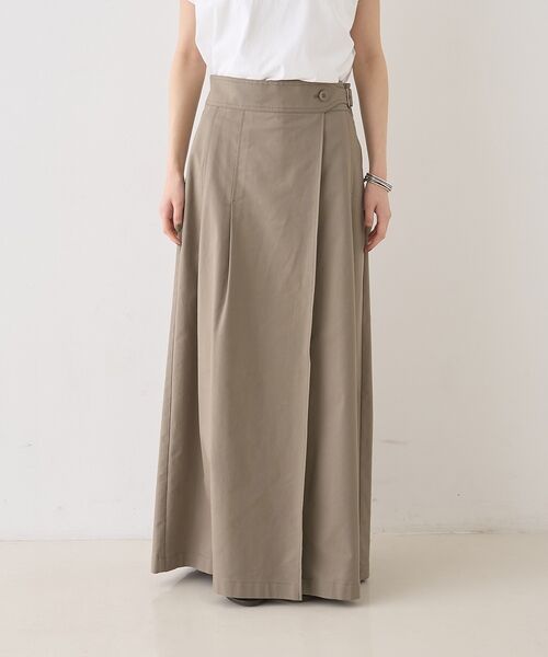 Rouge vif la cle / ルージュ・ヴィフ ラクレ ロング・マキシ丈スカート | タックグルカベルトマキシスカート【予約】 | 詳細25