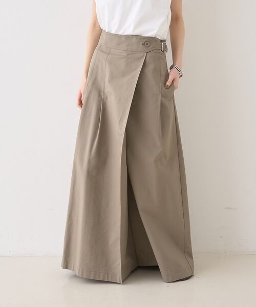 Rouge vif la cle / ルージュ・ヴィフ ラクレ ロング・マキシ丈スカート | タックグルカベルトマキシスカート【予約】 | 詳細14