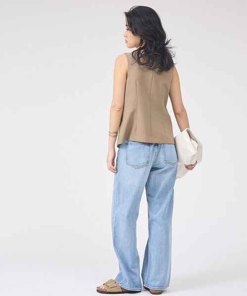 Rouge vif la cle / ルージュ・ヴィフ ラクレ ベスト | 【セットアップ対応】リネン混ジレ/ベスト【予約】 | 詳細20