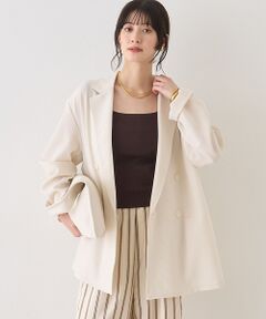 Rouge vif la cle / ルージュ・ヴィフ ラクレ テーラードジャケット | バスケットメッシュダブルジャケット【予約】