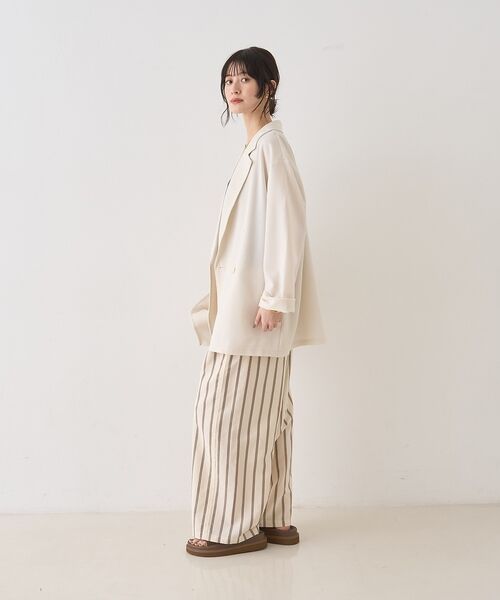 Rouge vif la cle / ルージュ・ヴィフ ラクレ テーラードジャケット | バスケットメッシュダブルジャケット【予約】 | 詳細10