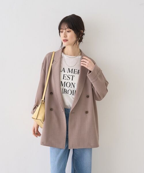 Rouge vif la cle / ルージュ・ヴィフ ラクレ テーラードジャケット | バスケットメッシュダブルジャケット【予約】 | 詳細13