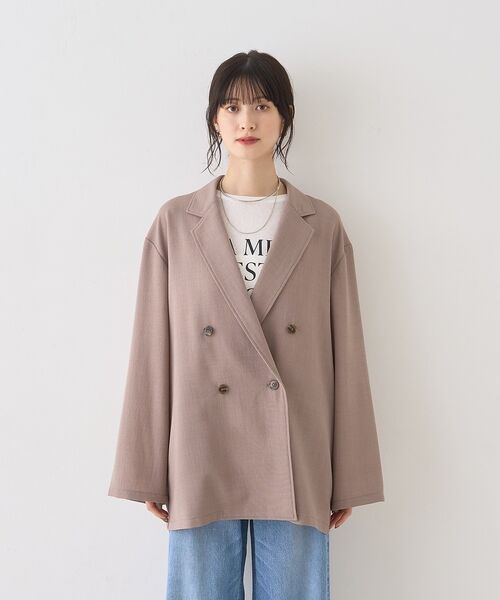 Rouge vif la cle / ルージュ・ヴィフ ラクレ テーラードジャケット | バスケットメッシュダブルジャケット【予約】 | 詳細24