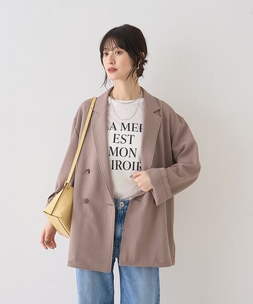 Rouge vif la cle / ルージュ・ヴィフ ラクレ テーラードジャケット | バスケットメッシュダブルジャケット【予約】 | 詳細15