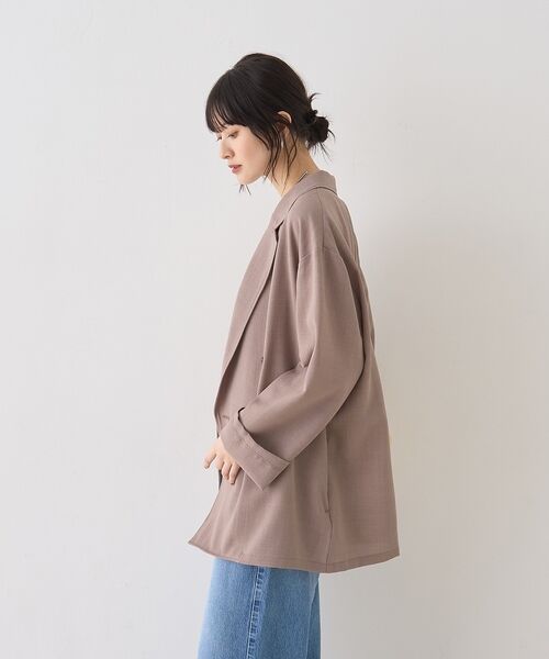 Rouge vif la cle / ルージュ・ヴィフ ラクレ テーラードジャケット | バスケットメッシュダブルジャケット【予約】 | 詳細16