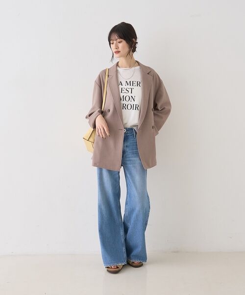 Rouge vif la cle / ルージュ・ヴィフ ラクレ テーラードジャケット | バスケットメッシュダブルジャケット【予約】 | 詳細20