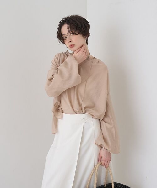 Rouge vif la cle / ルージュ・ヴィフ ラクレ シャツ・ブラウス | 【一部店舗限定】バルーンスリーブシアーブラウス【予約】 | 詳細20