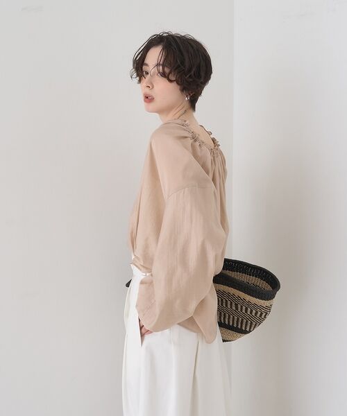 Rouge vif la cle / ルージュ・ヴィフ ラクレ シャツ・ブラウス | 【一部店舗限定】バルーンスリーブシアーブラウス【予約】 | 詳細21