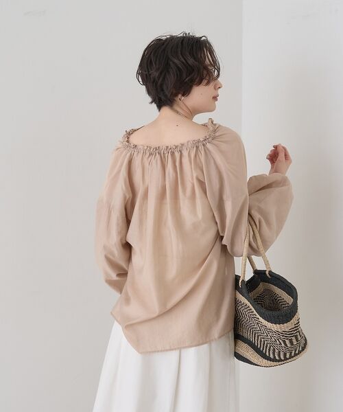 Rouge vif la cle / ルージュ・ヴィフ ラクレ シャツ・ブラウス | 【一部店舗限定】バルーンスリーブシアーブラウス【予約】 | 詳細22