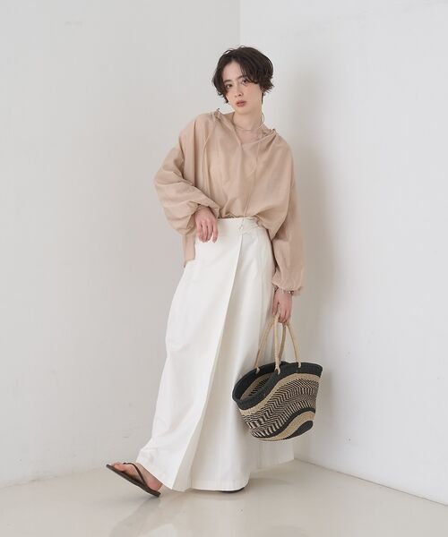 Rouge vif la cle / ルージュ・ヴィフ ラクレ シャツ・ブラウス | 【一部店舗限定】バルーンスリーブシアーブラウス【予約】 | 詳細26