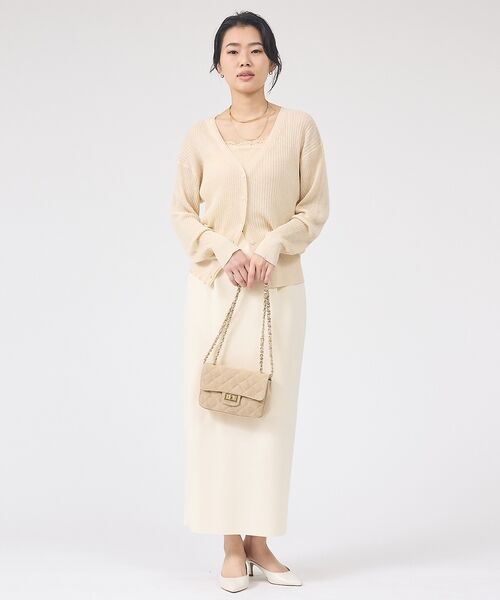 Rouge vif la cle / ルージュ・ヴィフ ラクレ カーディガン・ボレロ | 【一部店舗限定】レースキャミ付きニットアンサンブル/カーディガン【予約】 | 詳細12