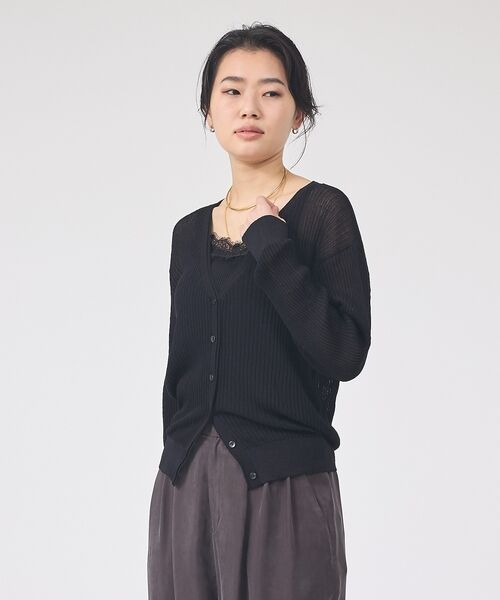 Rouge vif la cle / ルージュ・ヴィフ ラクレ カーディガン・ボレロ | 【一部店舗限定】レースキャミ付きニットアンサンブル/カーディガン【予約】 | 詳細23