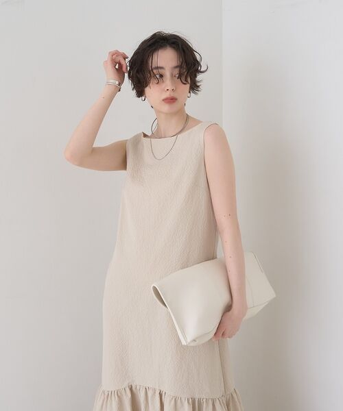 Rouge vif la cle / ルージュ・ヴィフ ラクレ ワンピース | 【2026SS新作】【一部店舗限定】ニュアンスファブリックワンピース【予約】 | 詳細10