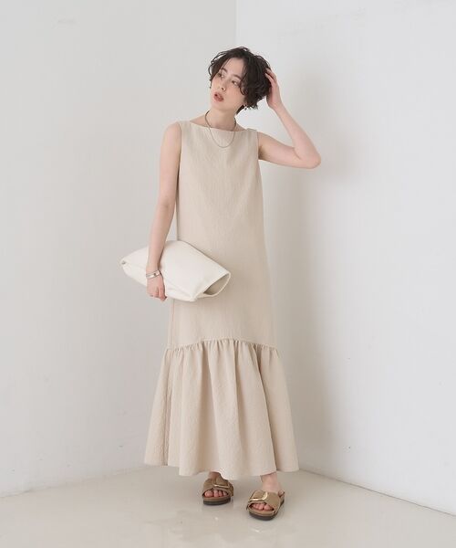 Rouge vif la cle / ルージュ・ヴィフ ラクレ ワンピース | 【2026SS新作】【一部店舗限定】ニュアンスファブリックワンピース【予約】 | 詳細2