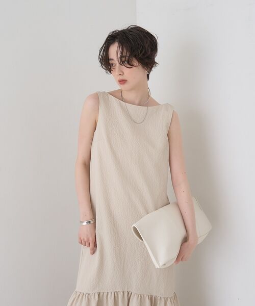 Rouge vif la cle / ルージュ・ヴィフ ラクレ ワンピース | 【2026SS新作】【一部店舗限定】ニュアンスファブリックワンピース【予約】 | 詳細7