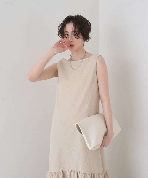 Rouge vif la cle / ルージュ・ヴィフ ラクレ ワンピース | 【2026SS新作】【一部店舗限定】ニュアンスファブリックワンピース【予約】 | 詳細8