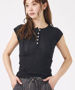 Rouge vif la cle / ルージュ・ヴィフ ラクレ Tシャツ | 【MILLER/ミラー】Light Prib Henly S/S Tee / ラ