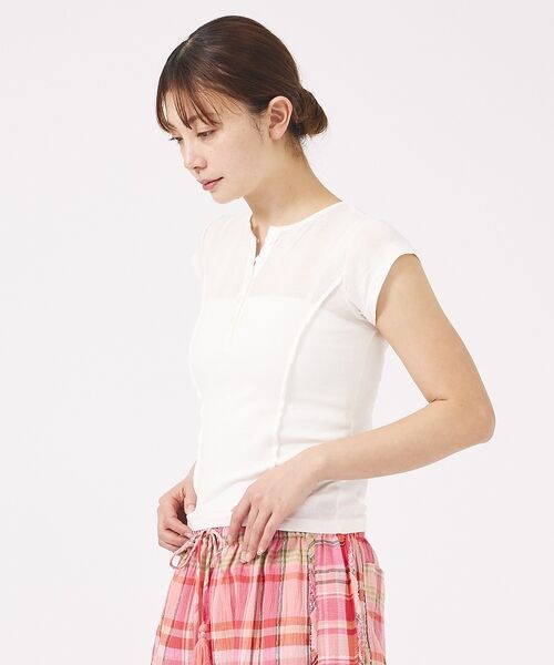 Rouge vif la cle / ルージュ・ヴィフ ラクレ Tシャツ | 【MILLER/ミラー】Light Prib Henly S/S Tee / ラ | 詳細5