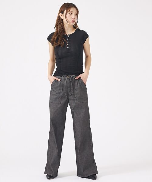 Rouge vif la cle / ルージュ・ヴィフ ラクレ Tシャツ | 【MILLER/ミラー】Light Prib Henly S/S Tee / ラ | 詳細9