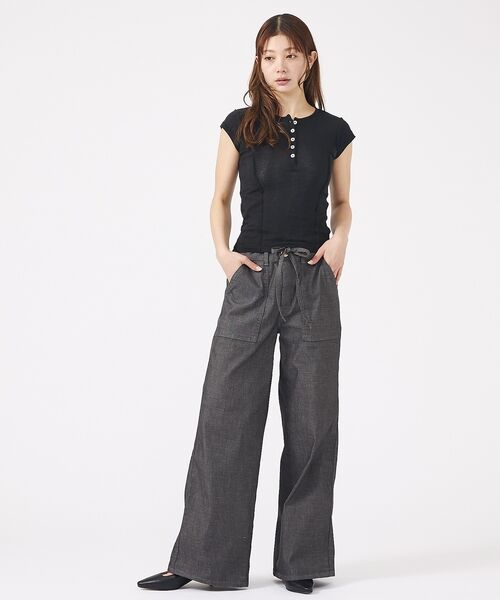 Rouge vif la cle / ルージュ・ヴィフ ラクレ Tシャツ | 【MILLER/ミラー】Light Prib Henly S/S Tee / ラ | 詳細10