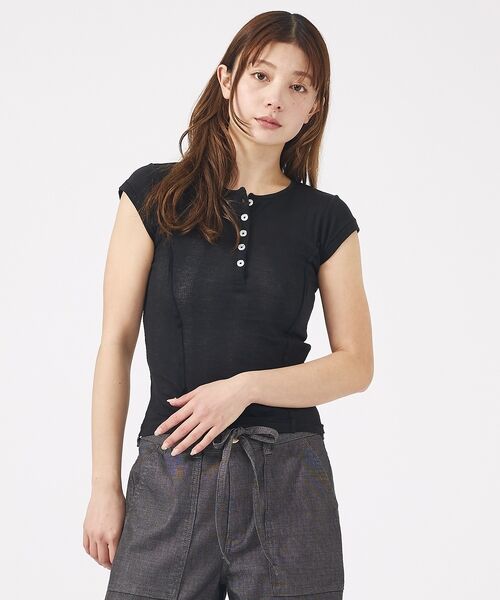 Rouge vif la cle / ルージュ・ヴィフ ラクレ Tシャツ | 【MILLER/ミラー】Light Prib Henly S/S Tee / ラ | 詳細11