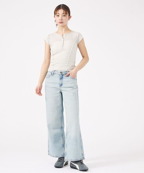 Rouge vif la cle / ルージュ・ヴィフ ラクレ Tシャツ | 【MILLER/ミラー】Light Prib Henly S/S Tee / ラ | 詳細14