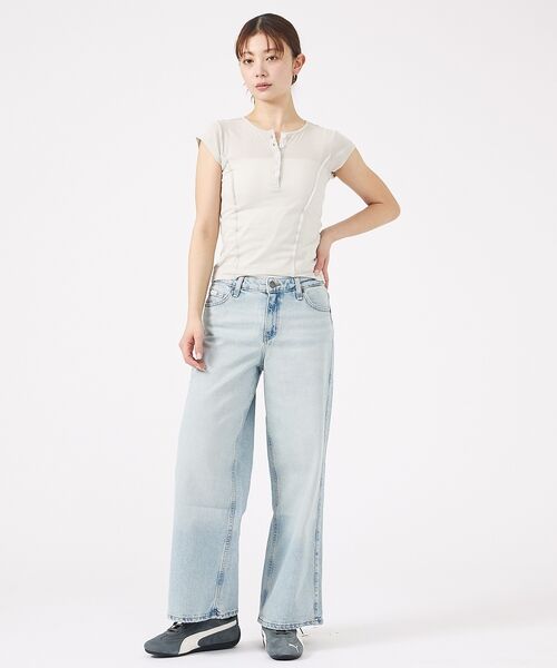 Rouge vif la cle / ルージュ・ヴィフ ラクレ Tシャツ | 【MILLER/ミラー】Light Prib Henly S/S Tee / ラ | 詳細15