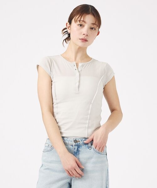 Rouge vif la cle / ルージュ・ヴィフ ラクレ Tシャツ | 【MILLER/ミラー】Light Prib Henly S/S Tee / ラ | 詳細16