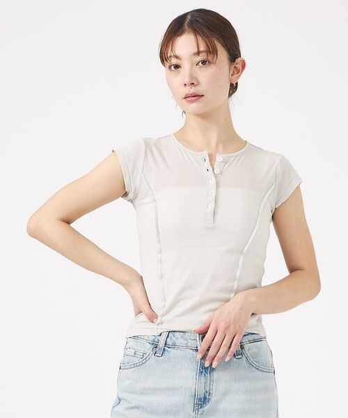 Rouge vif la cle / ルージュ・ヴィフ ラクレ Tシャツ | 【MILLER/ミラー】Light Prib Henly S/S Tee / ラ | 詳細17